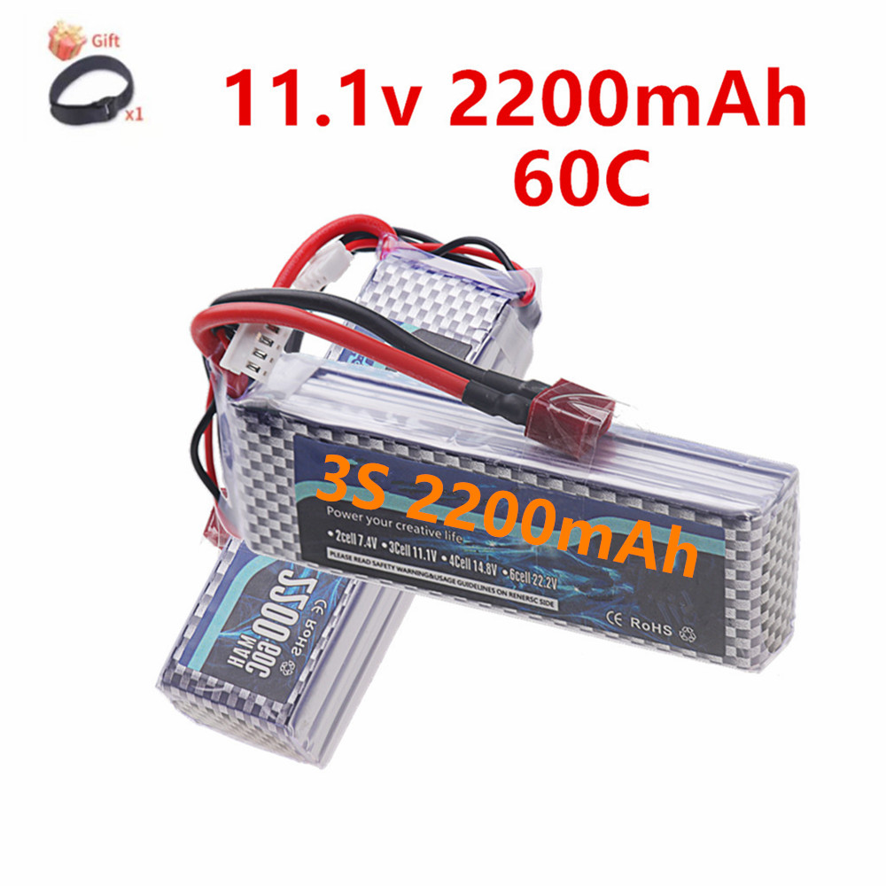 Rc Helicopter Parts - 3S 11.1V Lipo Battery Deans T