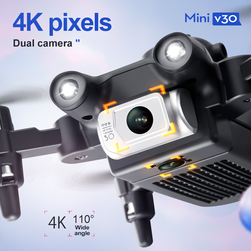 Mini V30 WiFi FPV Drone With 4 - огляд і ціна Rc Helicopter Case