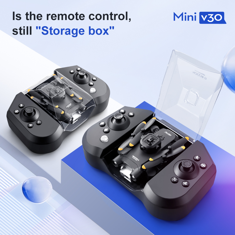 Mini V30 WiFi FPV Drone With 4 - огляд і ціна Rc Helicopter Case