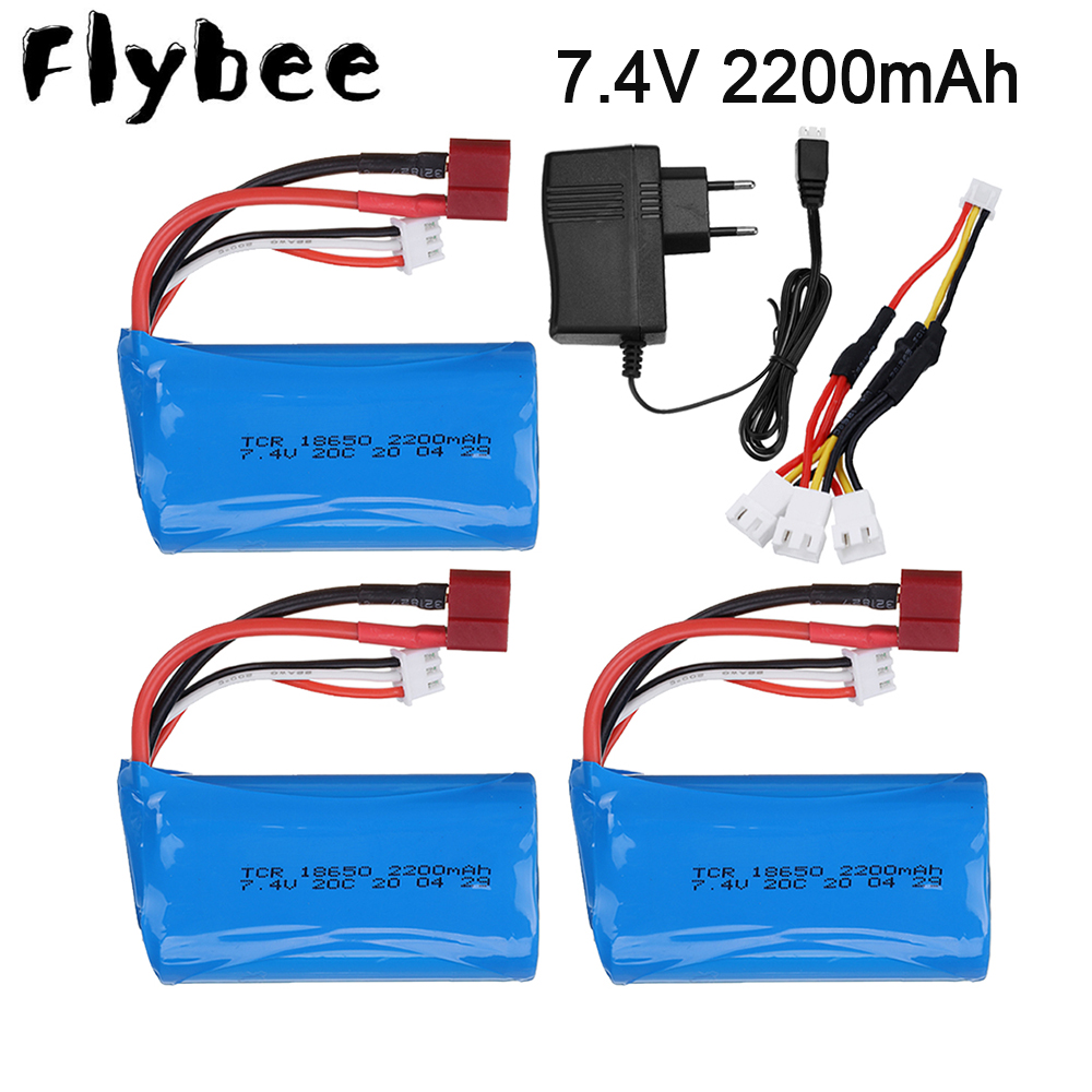 7.4V 2200mAh 18650 Lipo Batery - огляд і ціна Rc Helicopter Parts