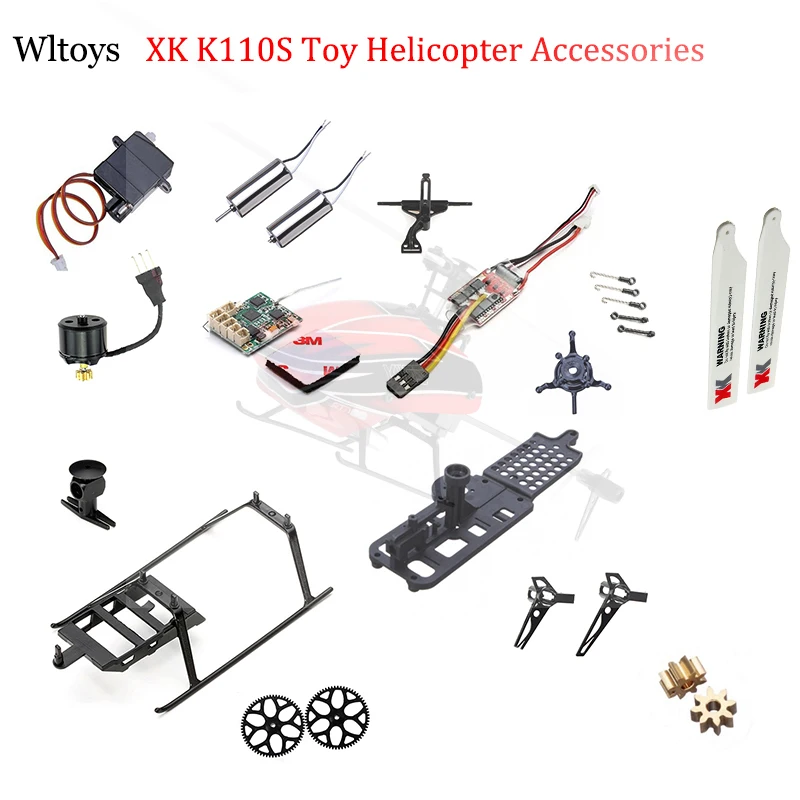 Original Wltoys XK K110S RC He - огляд і ціна Rc Helicopter Gyro