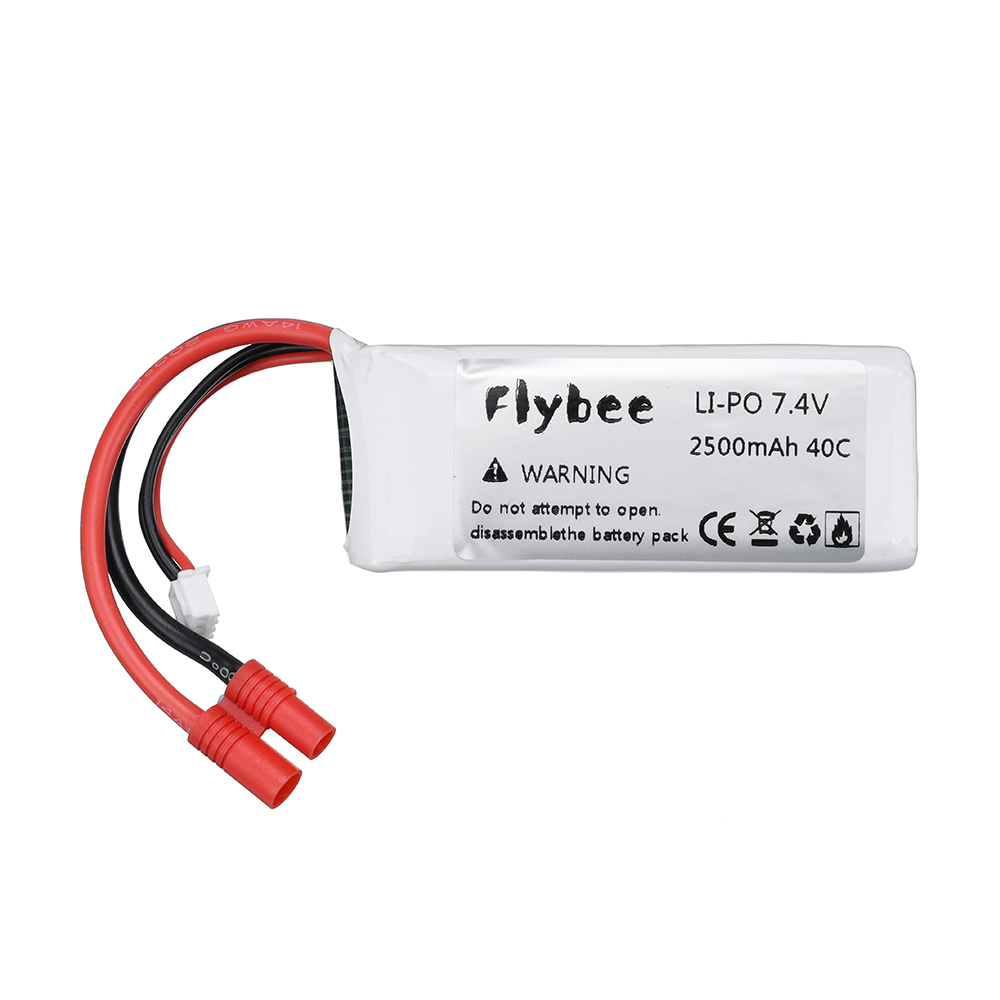 7.4v 2500mAh 25C Lipo battery  - огляд і ціна Rc Helicopter Parts