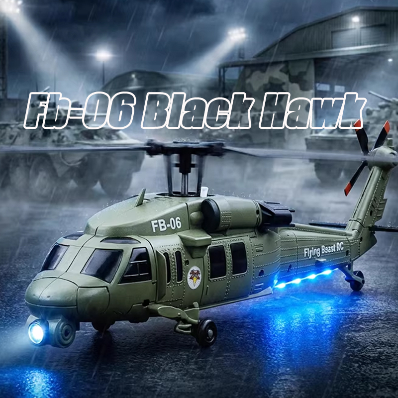 FB-06 Black Hawk Remote Contro - огляд і ціна Rc Helicopter Large