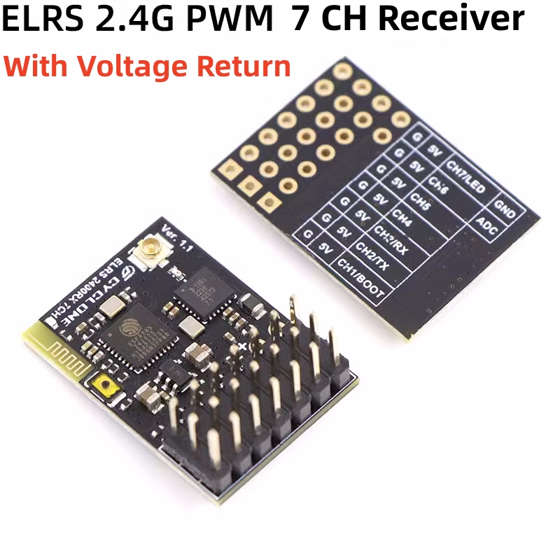 ELRS 2.4G PWM 7CH 6CH CRSF Rec - огляд і ціна Rc Helicopter Remote Control