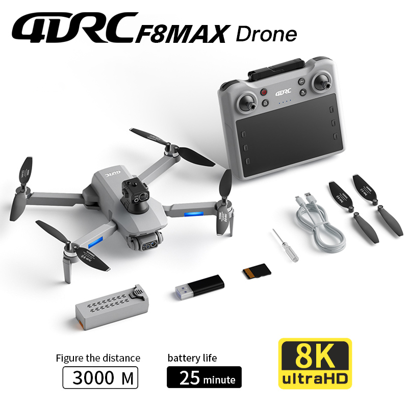 F8 MAX GPS Drone Professional  - огляд і ціна Rc Helicopter Electric