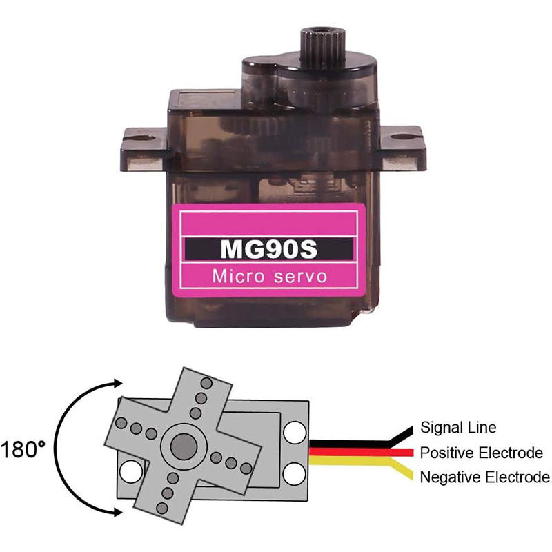 MG90S Servo 5/10/20/40Pcs All  - огляд і ціна Rc Helicopter Servo